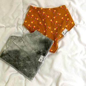 Copper Pearl Halloween bibs